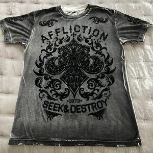 Afflictions Mens T-shirt EUC